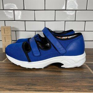 DREW Solo Womens Size 9 Shoes Blue Leather Sport Mesh Orthopedic Mary Jane